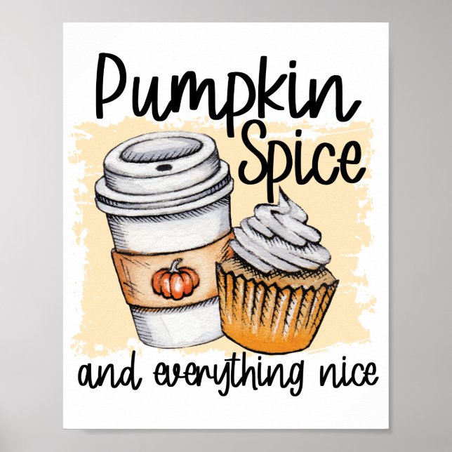 Poster Pumpkin Spice (Frente)
