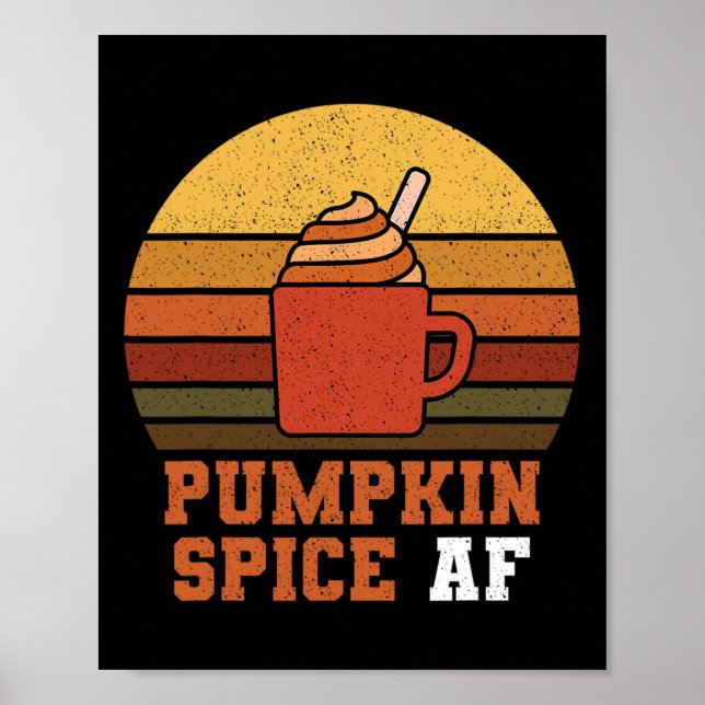 Poster Pumpkin Spice Af - Queda (Frente)