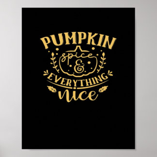 Poster Pumpkin Spice E Tudo Bem