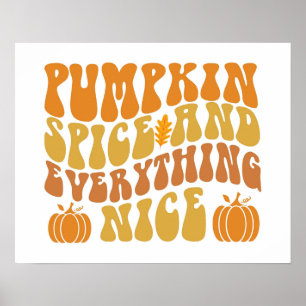 Poster Pumpkin Spice E Tudo Bem