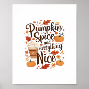 Poster Pumpkin Spice E Tudo Muito Engraçado Essencial