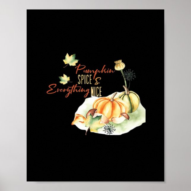 Poster Pumpkin Spice e tudo o que é bom, Slogan (Frente)