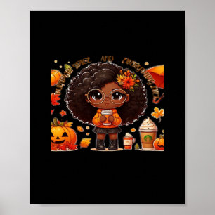Poster Pumpkin Spice E Tudo O Que É Bonito Design Engraça