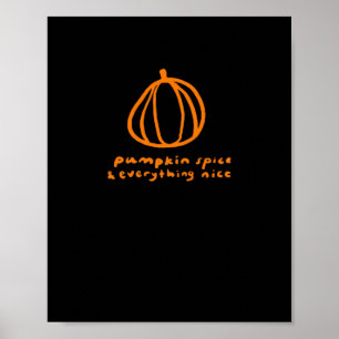 Poster Pumpkin Spice e tudo que é bom meme e esloga engra