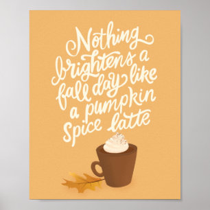 Poster Pumpkin Spice Latência/Outono