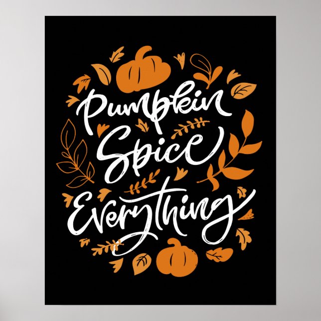 Poster Pumpkin Spice Tudo (Frente)