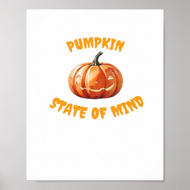 Poster Pumpkin State - Halloween Oversize T-Shir (Frente)