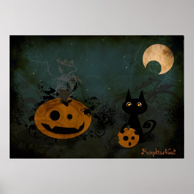 Póster Pumpkins&Cat (Frente)