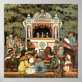 Póster Punch and Judy Puppet Show"
