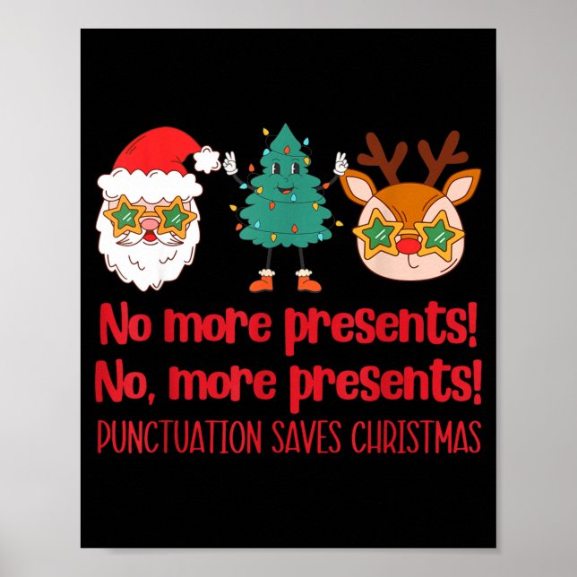 Poster Punctuation Saves Christmas Reading Teacher Ela Gr (Frente)