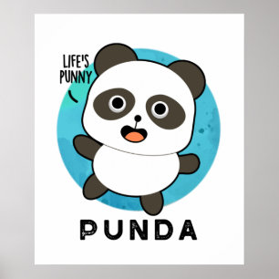 Poster Punda Cute Animal Panda Pun