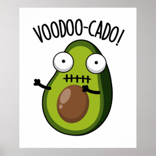 Poster Punhado Voador de Abacate Engraçado