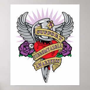 Póster Punhal da fibromialgia