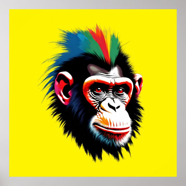 Poster Punk Chimp (Frente)