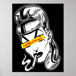 Poster Punk Femme Fatale