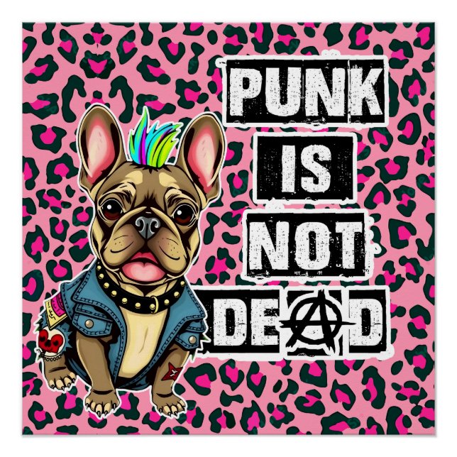 Póster Punk não é a edição francesa morto (Frente)