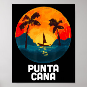 Poster Punta Cana República Dominicana Bebe Vacinação Sou