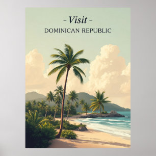 Poster Punta Cana, República Dominicana – Viagens Antigas