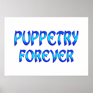 Póster Puppetry para sempre