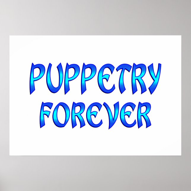 Póster Puppetry para sempre (Frente)