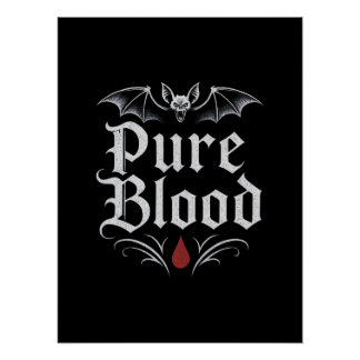 Póster Pura gótica de sangue