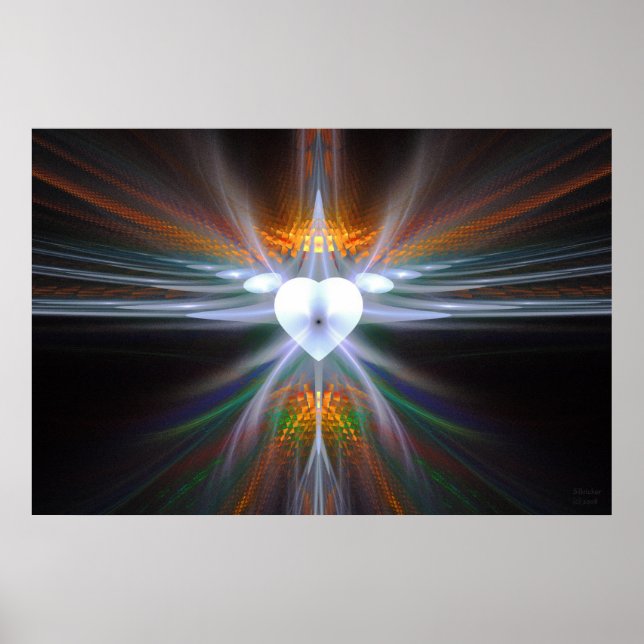 Póster "Pureza da intenção" (Frente)