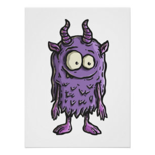Póster Purple Monster