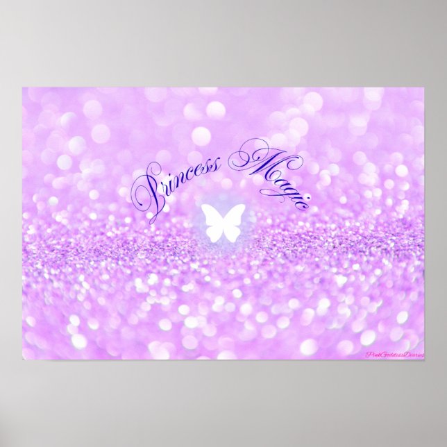 Poster Purple Spark Butterfly Princess (Frente)