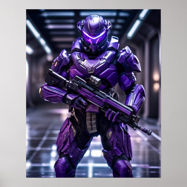 Poster Purple Trooper (Frente)