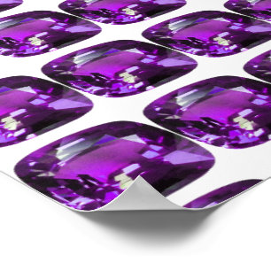 Poster Púrpura de Gemstone de Tanzanite