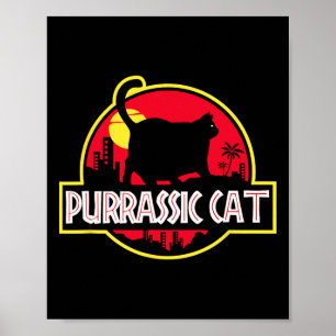 Poster Purric Cat Chonk Oh Lawal Para Cat Pai Cat Mamãe M