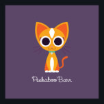 Póster Purrl the Cat<br><div class="desc">Purrl is a Pisces, and like her sign, she loves fish. She's very good at understanding relationships, but she can be a little vain; her friends sometimes catch her admiring herself in the mirror. Purrl adores a good leopard print. Part tabby, part Siamese, and all fashion, she loves to keep...</div>