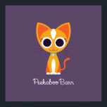 Póster Purrl the Cat<br><div class="desc">Purrl is a Pisces, and like her sign, she loves fish. She's very good at understanding relationships, but she can be a little vain; her friends sometimes catch her admiring herself in the mirror. Purrl adores a good leopard print. Part tabby, part Siamese, and all fashion, she loves to keep...</div>