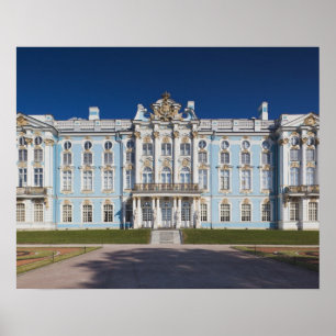 Póster Pushkin-Tsarskoye Selo, Catherine Palace