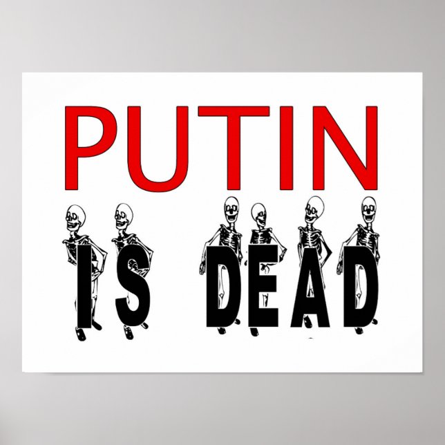 Poster Putin É Morto! (Frente)