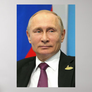Poster PUTIN Vladimir Vladimirovich Putin Russo