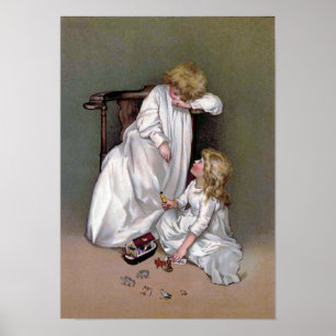 Póster "Putting Away the Toys" Vintage