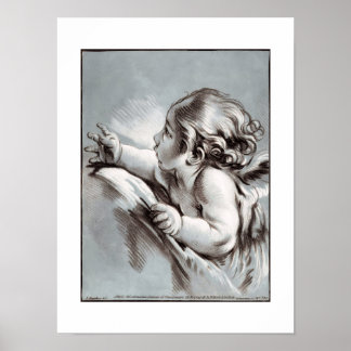 Poster Putto (ca. 1756-1776) por Gilles Demarteau. 12 x 1