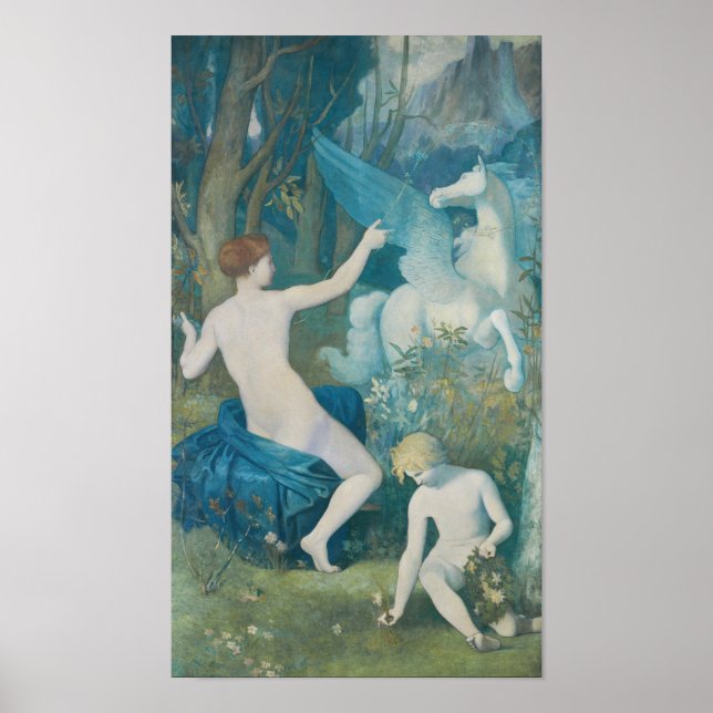 Póster Puvis de Chavannes Fantasy CC0180 (Frente)