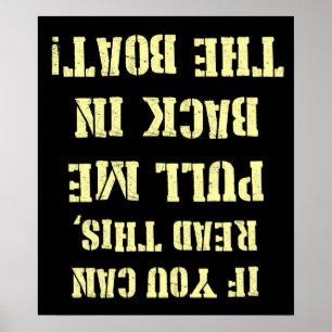 Poster Puxe-me no barco