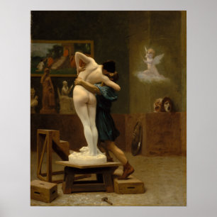 Poster Pygmalion e Galatea por Jean-Leon Gerome