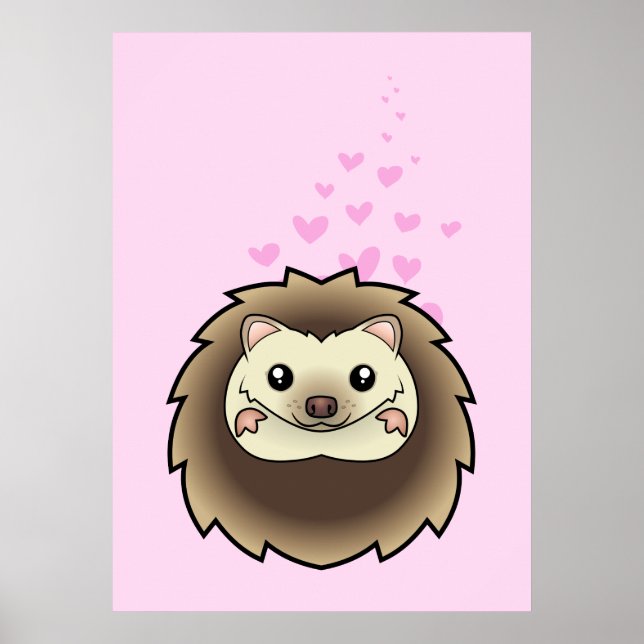 Poster Pygmy Hedgehog Love (Frente)