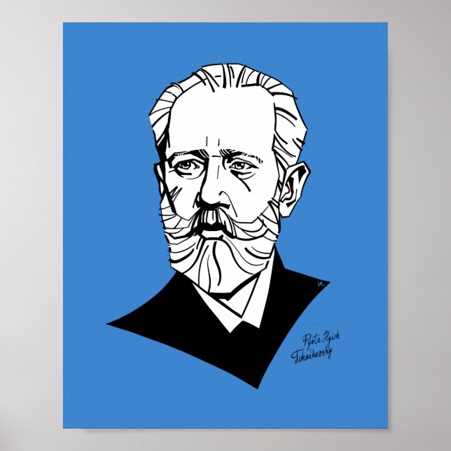 Poster Pyotr Tchaikovsky (Frente)