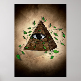 Poster Pyramid eye
