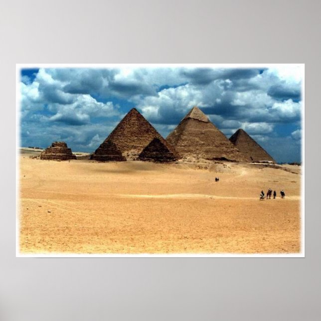 Poster Pyramiden von Gizeh (Frente)