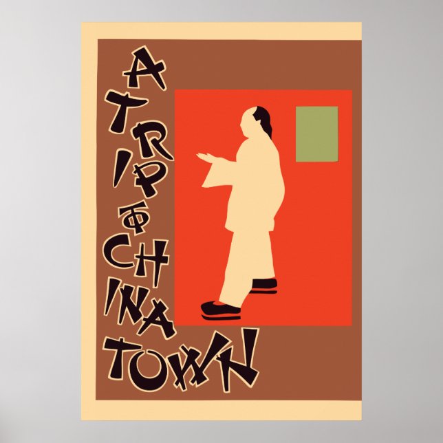 Póster Pyrde & Nicholson Uma Viagem Para Chinatown (Frente)