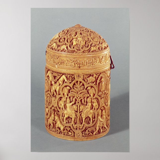 Póster Pyx com alivio representando prazeres de (Frente)