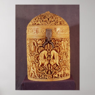 Póster Pyx com um alivio que descreve os prazeres