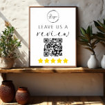 Poster QR minimalista nos deixe um logotipo de revisão<br><div class="desc">Apresentando nosso Sinal de Negócios de QR Minimalista "Deixe-nos uma revisão" - uma forma moderna e eficiente de aprimorar sua presença on-line e coletar informações valiosas sobre o cliente. Este símbolo elegante integra-se perfeitamente ao seu ambiente de negócios com seu design minimalista. Ele exibe com destaque um código de QR...</div>
