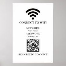 QR personalizado WiFi | Exibição de Varredura de R